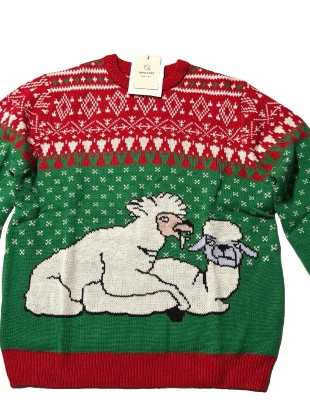 Ugly Christmas Sweater - Flirty Llama - Multiple Sizes Available
